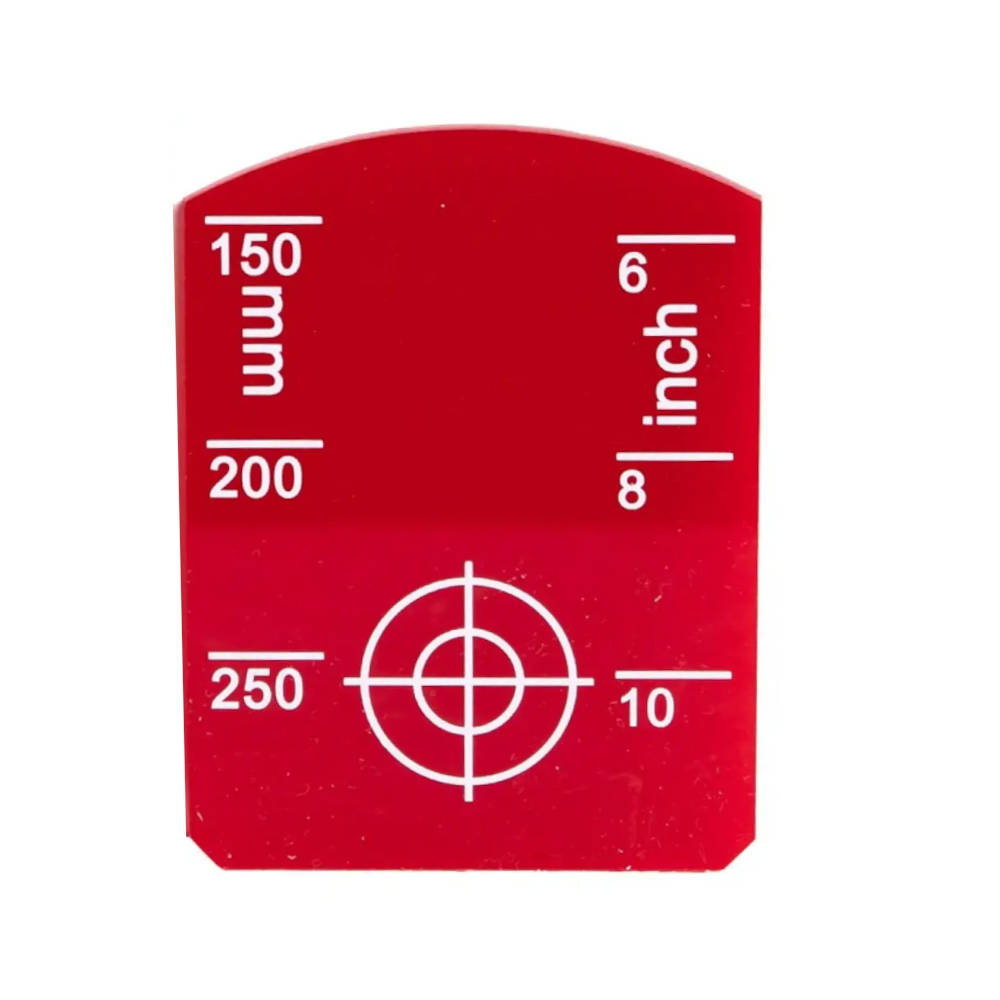 Geomax Target Insert for Red beam Zeta Pipe Lasers (6-10"/150-250mm) | 824747