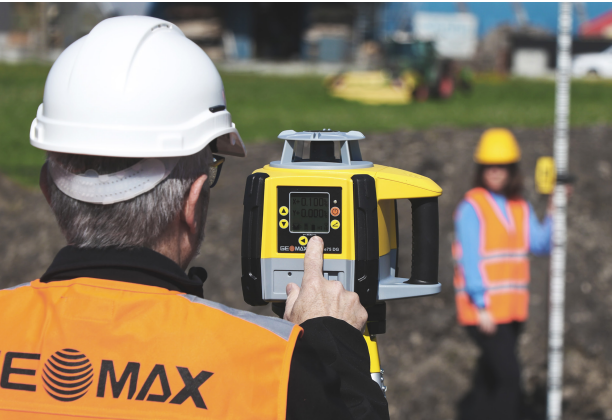GeoMax Zone60 HG Dual Grade Laser w/ZRP105 Pro Laser Receiver, Tripod & Grade Rod